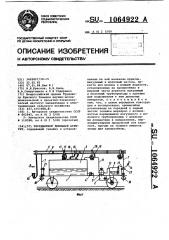 Передвижной доильный агрегат (патент 1064922)