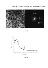 Способ синтеза наночастиц диоксида титана (патент 2588536)