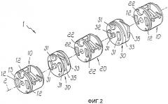 Опорный вал контактов для низковольтного выключателя электропитания (патент 2294573)