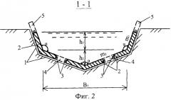Способ возведения лотка полигонального профиля из сборных железобетонных блоков (патент 2366778)
