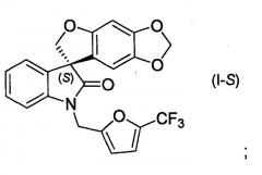 Энантиомеры спиро-оксиндольных соединений и их применение в качестве терапевтических средств (патент 2535667)