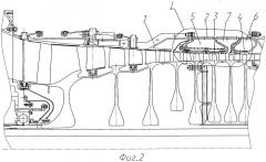 Статор компрессора газотурбинного двигателя (патент 2447325)