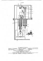 Устройство для испытания изоляции монтажных электрических проводов на воспламеняемость (патент 714256)