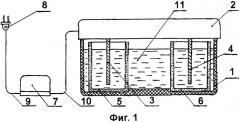 Бытовой диафрагменный электролизер (патент 2344996)
