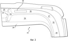 Усиливающий узел и система подъемной задней двери (патент 2577825)