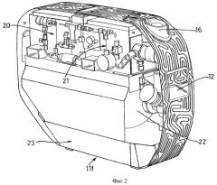 Съемный топливно-элементный силовой блок для применения на транспортных средствах (патент 2394717)