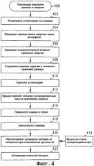 Способ и устройство сохранения энергии и данных в управляемом снаряде (патент 2316892)