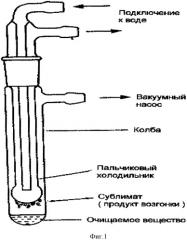 Способ сублимации труднолетучих органических соединений (патент 2295511)