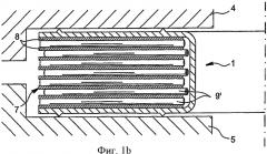 Уплотнительная прокладка с внутренней пластинчатой структурой для работы в условиях сверхвысоких температур (патент 2333407)