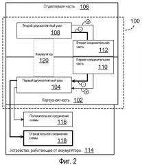 Держатель для аккумулятора с торцевой вставкой (патент 2527940)
