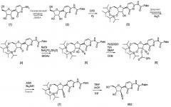 Получение промежуточных соединений, используемых в синтезе 2'-циано-2'-дезокси-n4-пальмитоил-1-бета-d-арабинофуранозилцитозина (патент 2509084)