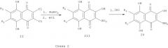 Способ получения 6,7-замещенных 2,3,5,8-тетрагидрокси-1,4-нафтохинонов (спиназаринов) (патент 2478607)