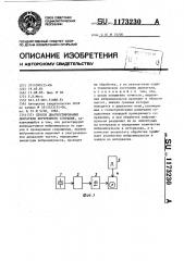 Способ диагностирования двигателя внутреннего сгорания (патент 1173230)