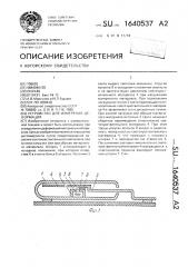 Устройство для измерения деформаций (патент 1640537)