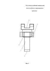 Регулятор колебаний движителей моста колёсного транспортного средства (патент 2598363)
