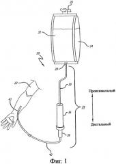 Улучшенное электретное автоматическое отключение капельной камеры для внутренней инфузии (патент 2396986)