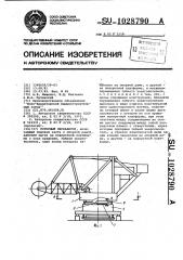 Роторный экскаватор (патент 1028790)