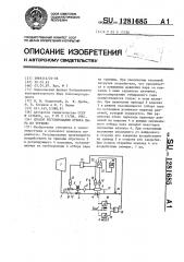 Способ регулирования отбора пара из турбины (патент 1281685)