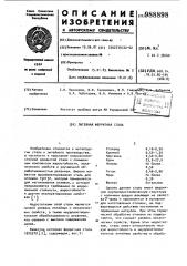 Литейная ферритная сталь (патент 988898)