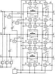 Устройство восстановления и симметрирования напряжений при обрыве двух фаз сети (патент 2551351)