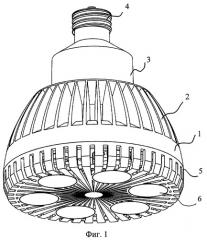 Светодиодная лампа (патент 2418345)