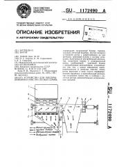 Устройство для обескрыливания и очистки лесных семян (патент 1172490)