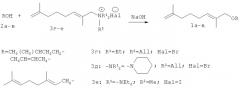1-алкокси-2,7-диметилокта-2,7-диены, обладающие акарицидной активностью, и способ их получения (патент 2496763)
