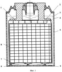 Свинцовый аккумулятор (патент 2308124)