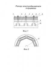 Ротор электродвигателя торцевой (патент 2654562)