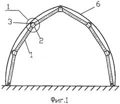 Способ возведения арочного здания (патент 2423581)