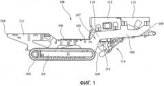 Передвижное устройство обработки насыпного материала c поворачивающимся транспортером (патент 2657145)