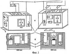 Топочная камера высокотемпературного горения для бытовых печей и кухонных плит (патент 2465520)