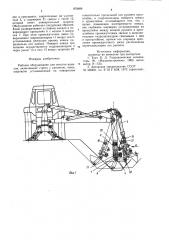 Рабочее оборудование для очистки каналов (патент 870609)