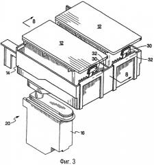 Контейнер для чернил, выполненный с возможностью установления надежной гидравлической связи с приемной станцией (патент 2284917)