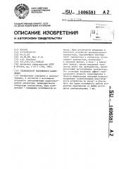 Стабилизатор постоянного напряжения (патент 1406581)