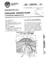 Устройство для моделирования образования эффузивных горных пород (патент 1293752)