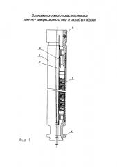 Установка погружного лопастного насоса пакетно-компрессионного типа и способ его сборки (патент 2622680)
