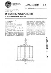 Судовая пассажирская беседка (патент 1533944)