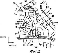 Конструкция кузова в задней части транспортного средства (патент 2374117)