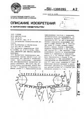 Сепаратор для очистки сыпучего материала (патент 1308395)