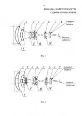 Инфракасный телеобъектив с двумя полями зрения (патент 2630195)