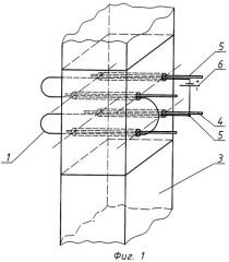 Способ возведения каркасных зданий с преднапряжением высокопрочной арматуры и устройство для прогрева инъецированных каналов в колоннах каркаса (патент 2330145)