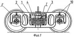 Тележка двухосная для грузовых вагонов (патент 2275308)