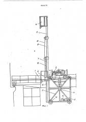 Вышка для обслуживания верхних участков помещений (патент 500170)