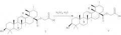 Калиевая соль карбоксиметилового эфира 3-окси-урсан-12-ен-28-овой кислоты, обладающая гепатопротекторной, антиоксидантной и противовоспалительной активностью (патент 2430105)