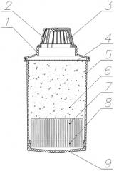 Фильтровальный патрон бытового фильтра для очистки питьевой воды (патент 2472567)