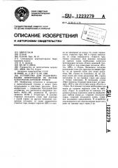Устройство для редактирования информации на экране электронно-лучевой трубки (патент 1223279)