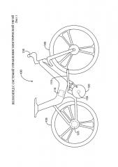 Велосипед с системой управления электрической тягой (патент 2667438)