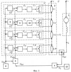 Устройство импульсного регулирования тока электродвигателя постоянного тока (патент 2399146)