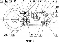 Тормозная рычажная передача тележки железнодорожного грузового вагона (патент 2626796)